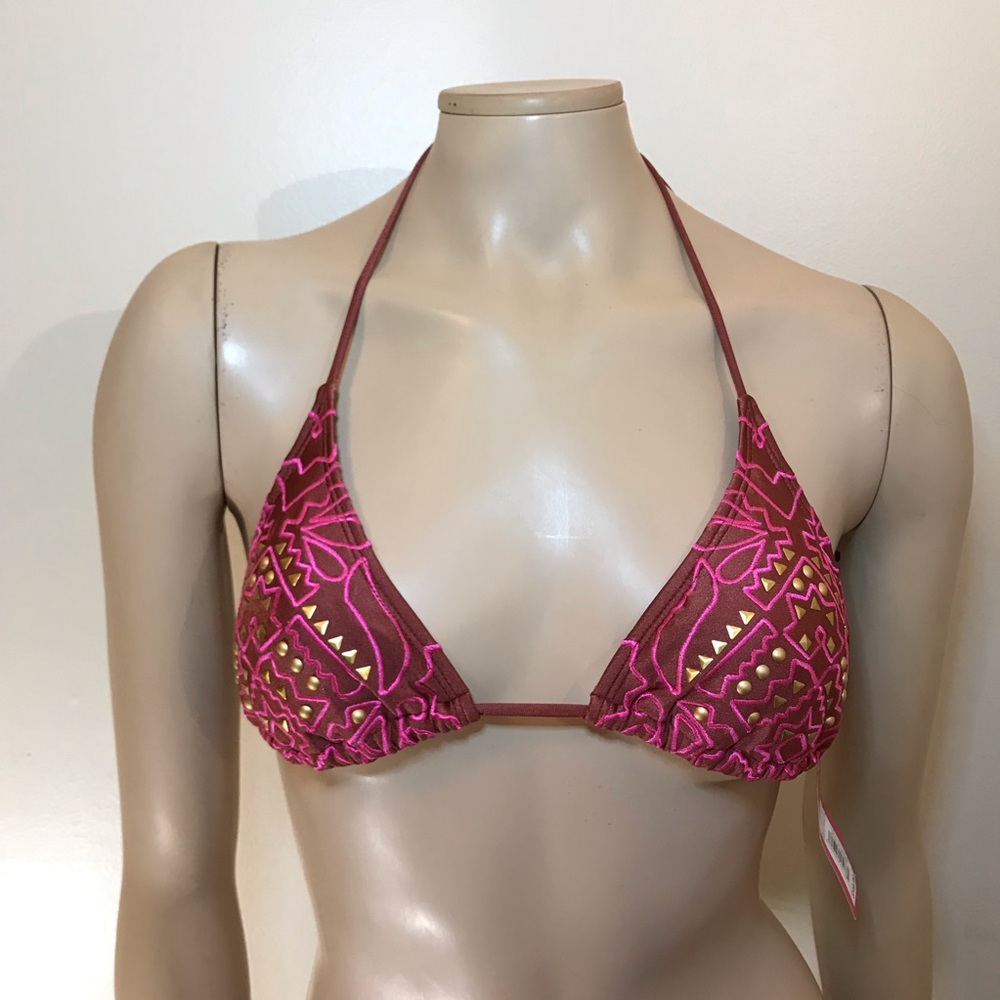Xhilaration Size XS String Bikini Top Studded
